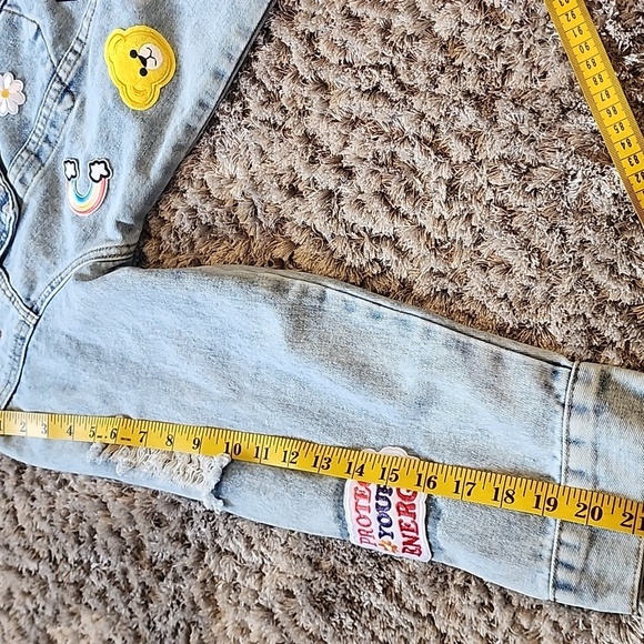 Denim Jacket for Football Mom with Football-Inspired Appliqués - Picture 15 of 16